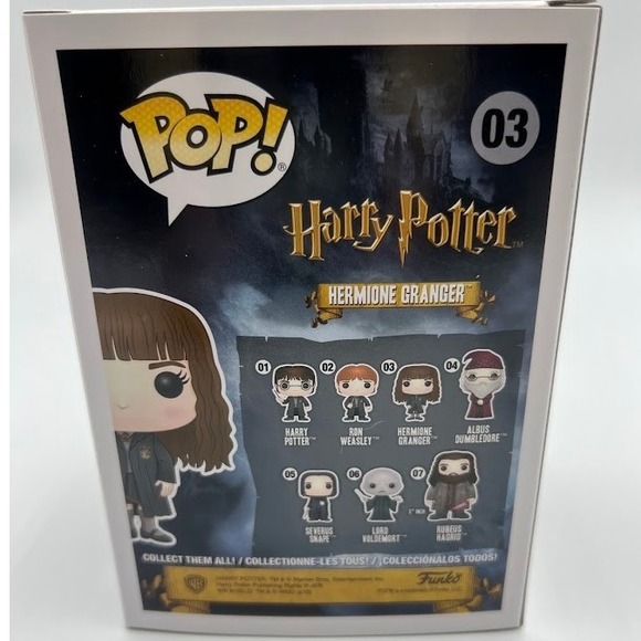 Funko Pop Harry Potter Hermione Granger Vinyl Figure 03 New In Box - Picture 4 of 6